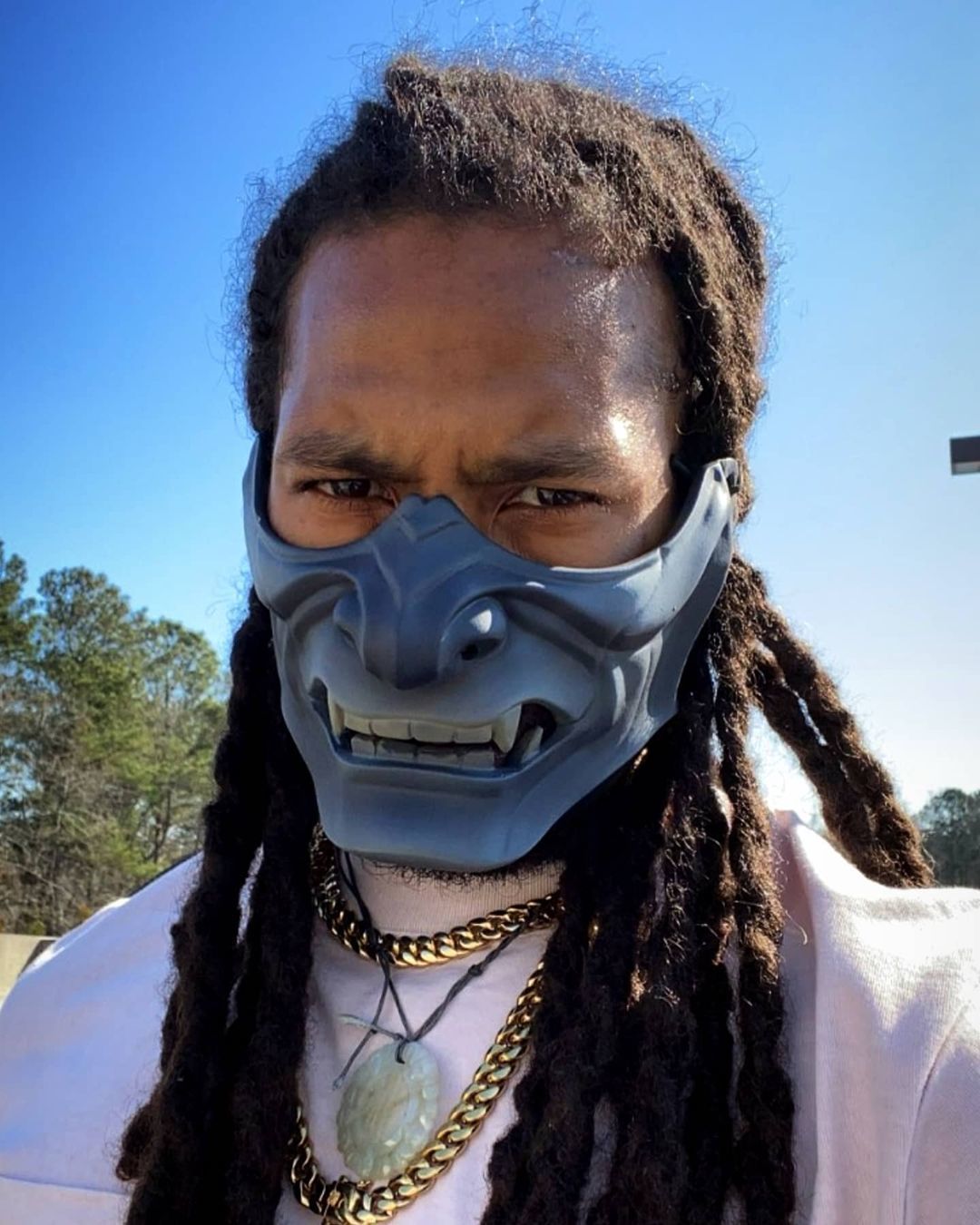 Ghost of Tsushima Mask  3D print model_15