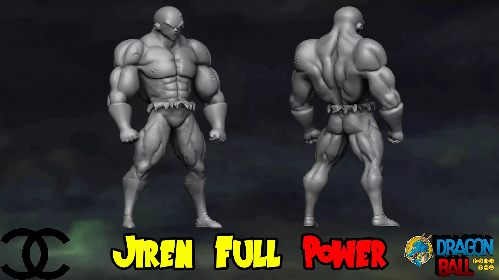 Jiren-DragonBall character jerry full power 3D print model