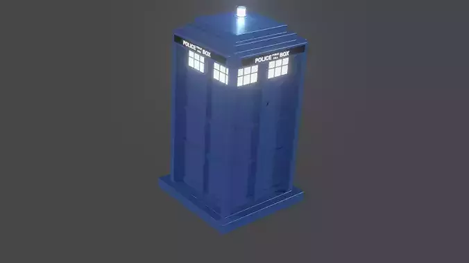 Fictional Time Machine TARDIS