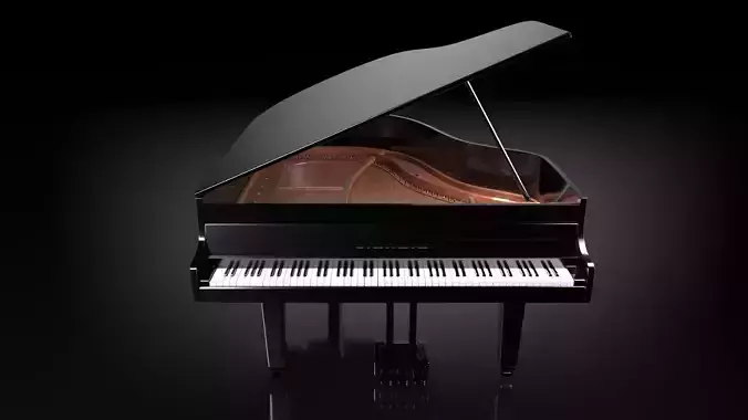 Grand Piano 3D model