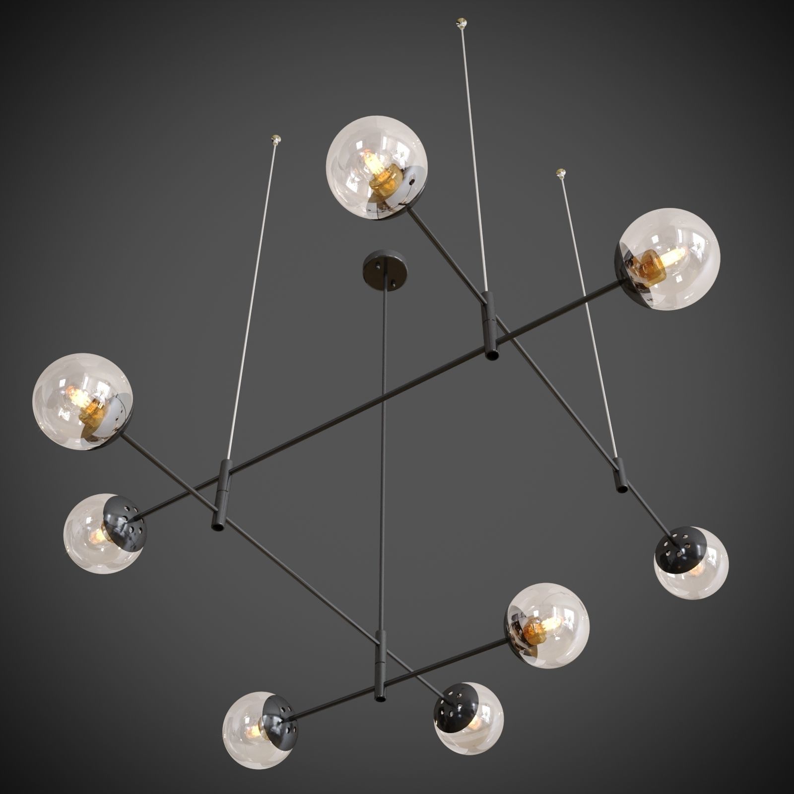 Scene Bedroom silver bor 3D model_11