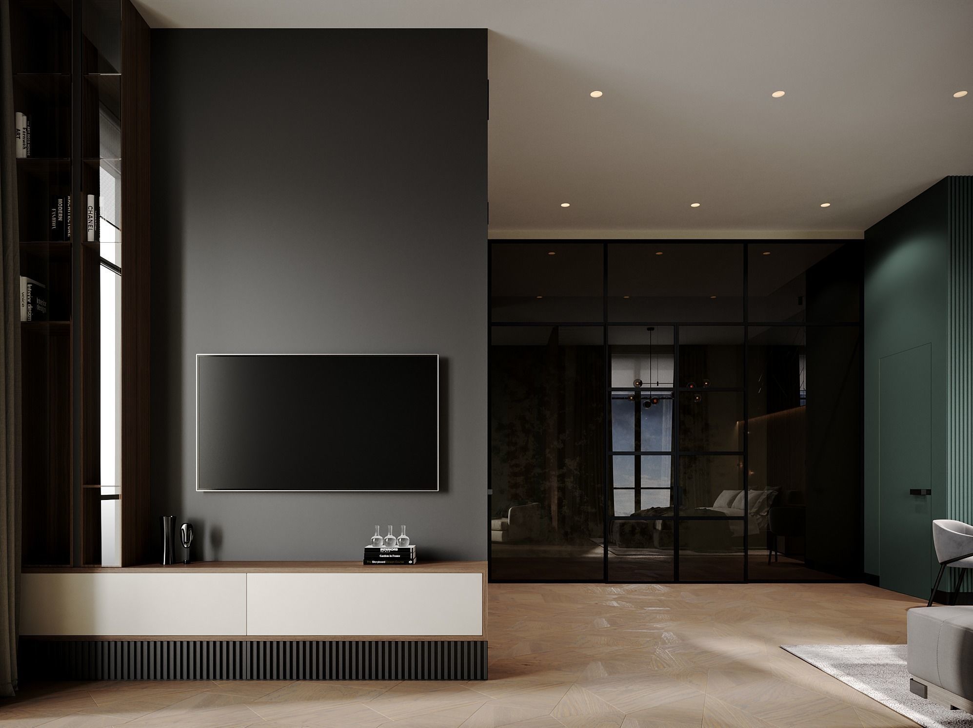 Scene Bedroom silver bor 3D model_13