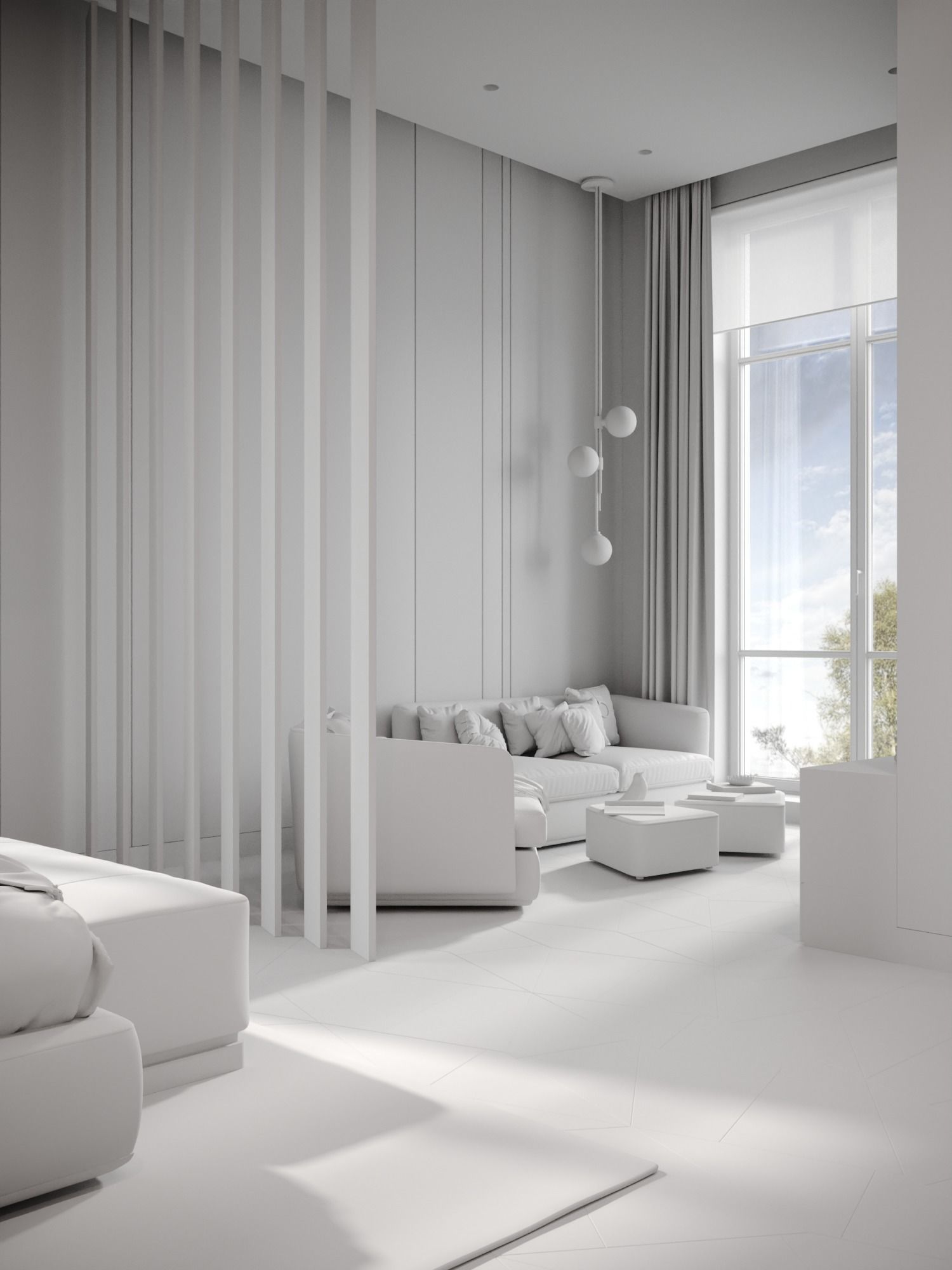 Scene Bedroom silver bor 3D model_20