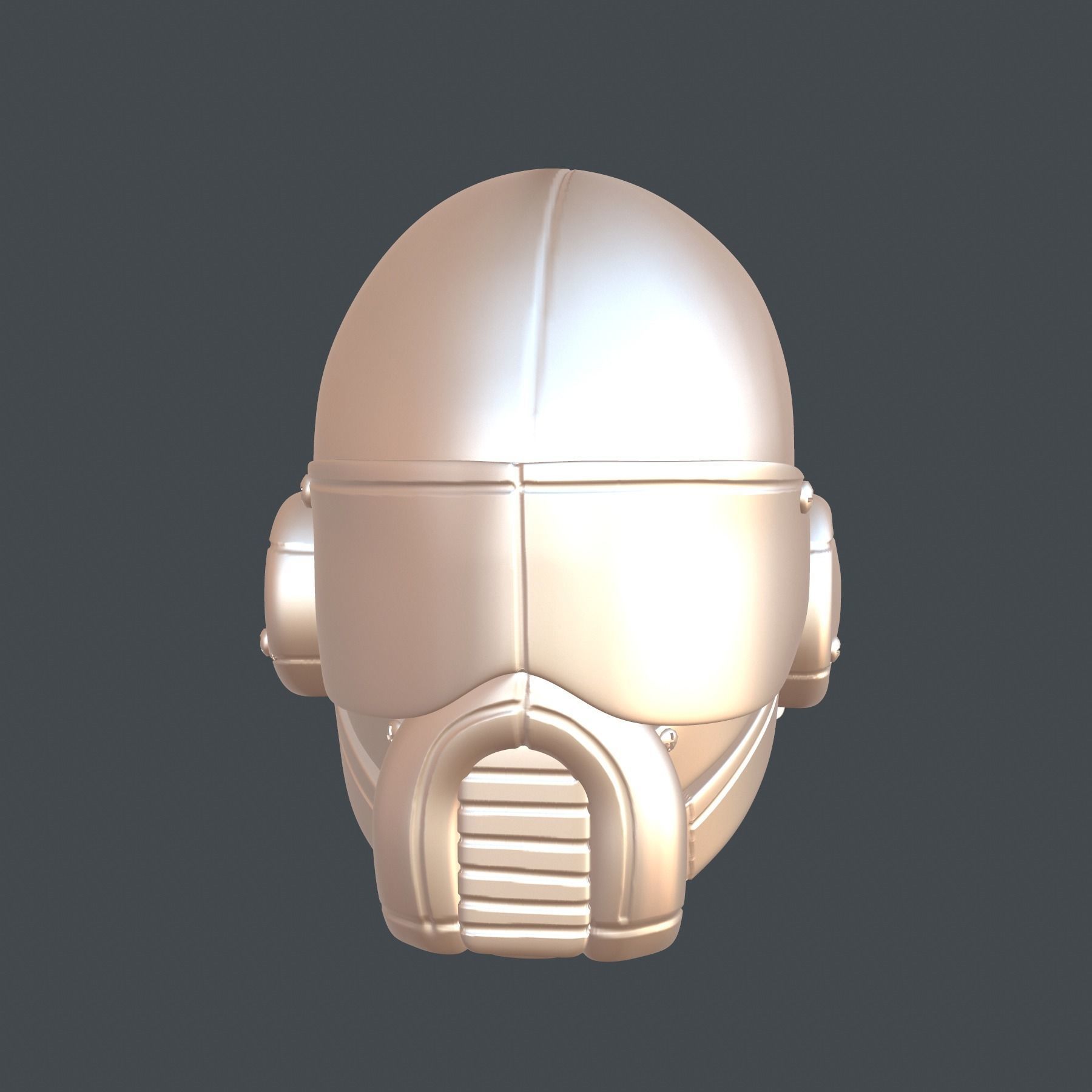 helmet high poly sculpt 3d printable ver 7 3D model 3D model_7