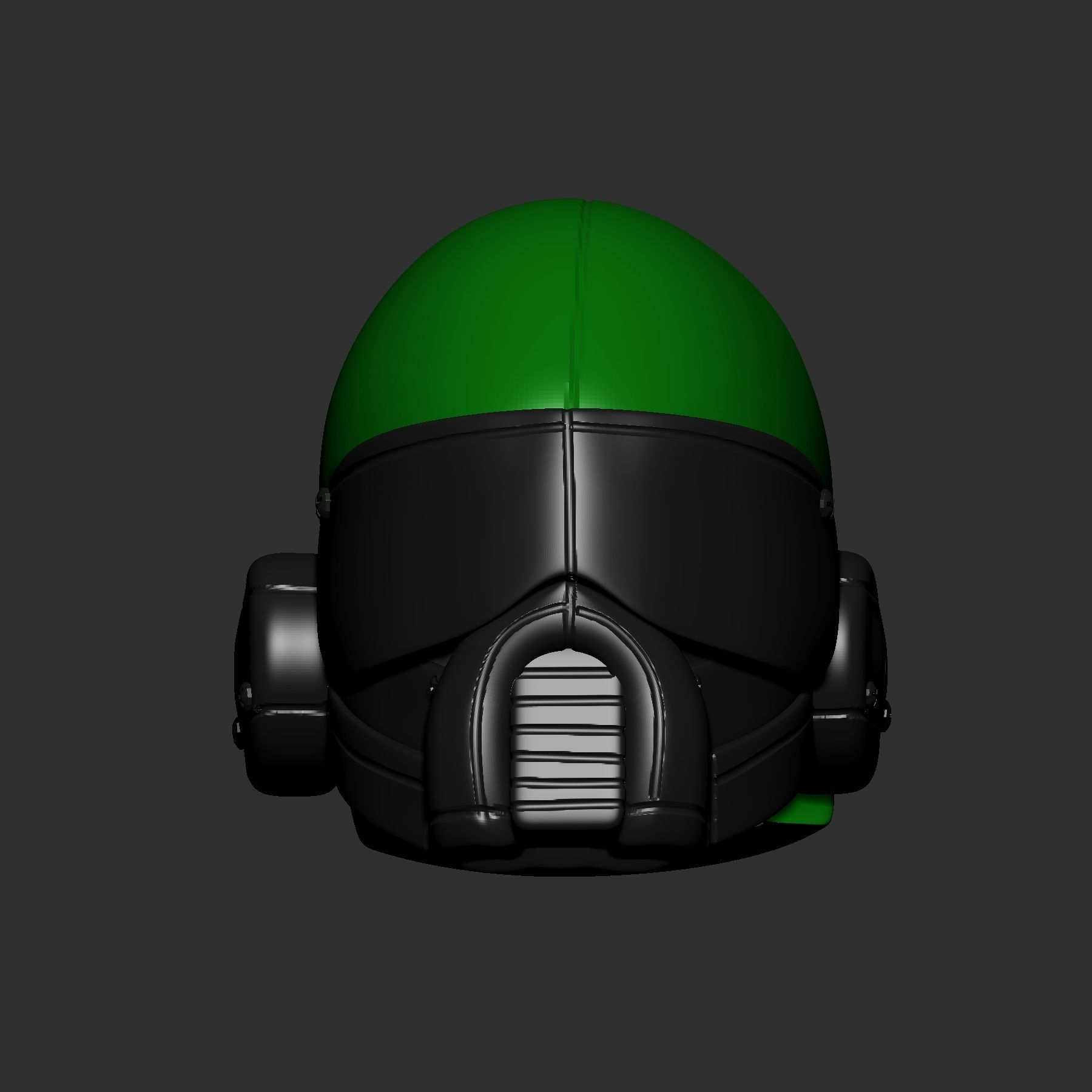 helmet high poly sculpt 3d printable ver 7 3D model 3D model_4