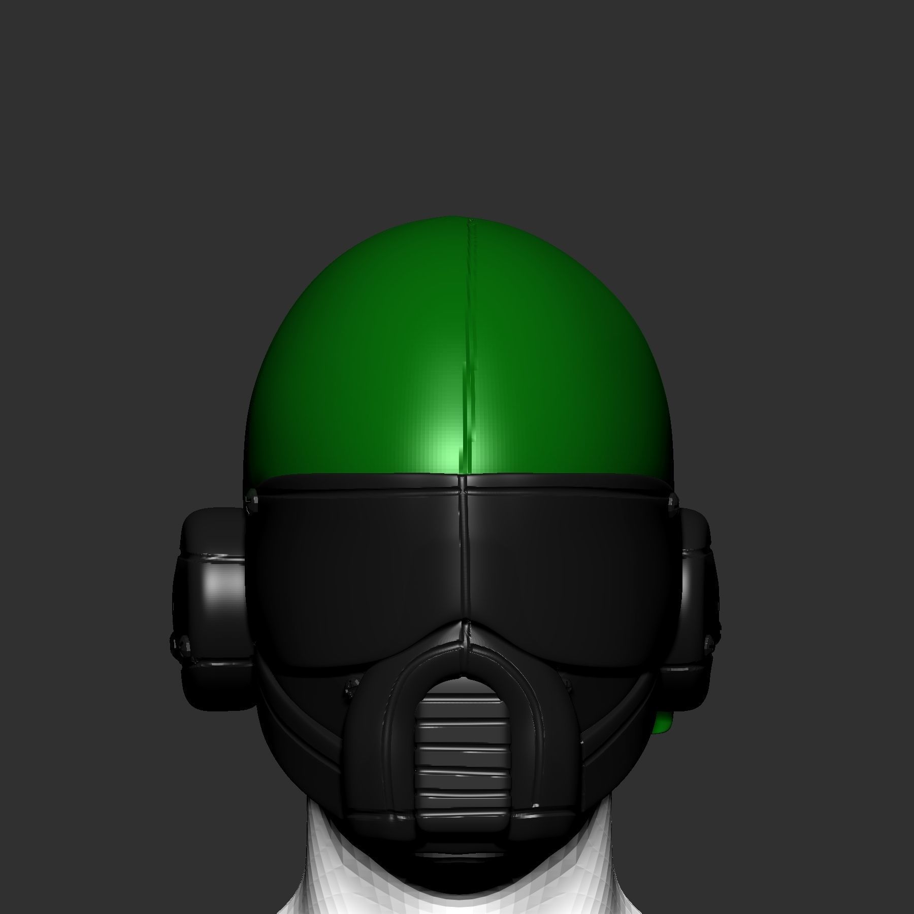 helmet high poly sculpt 3d printable ver 7 3D model 3D model_1