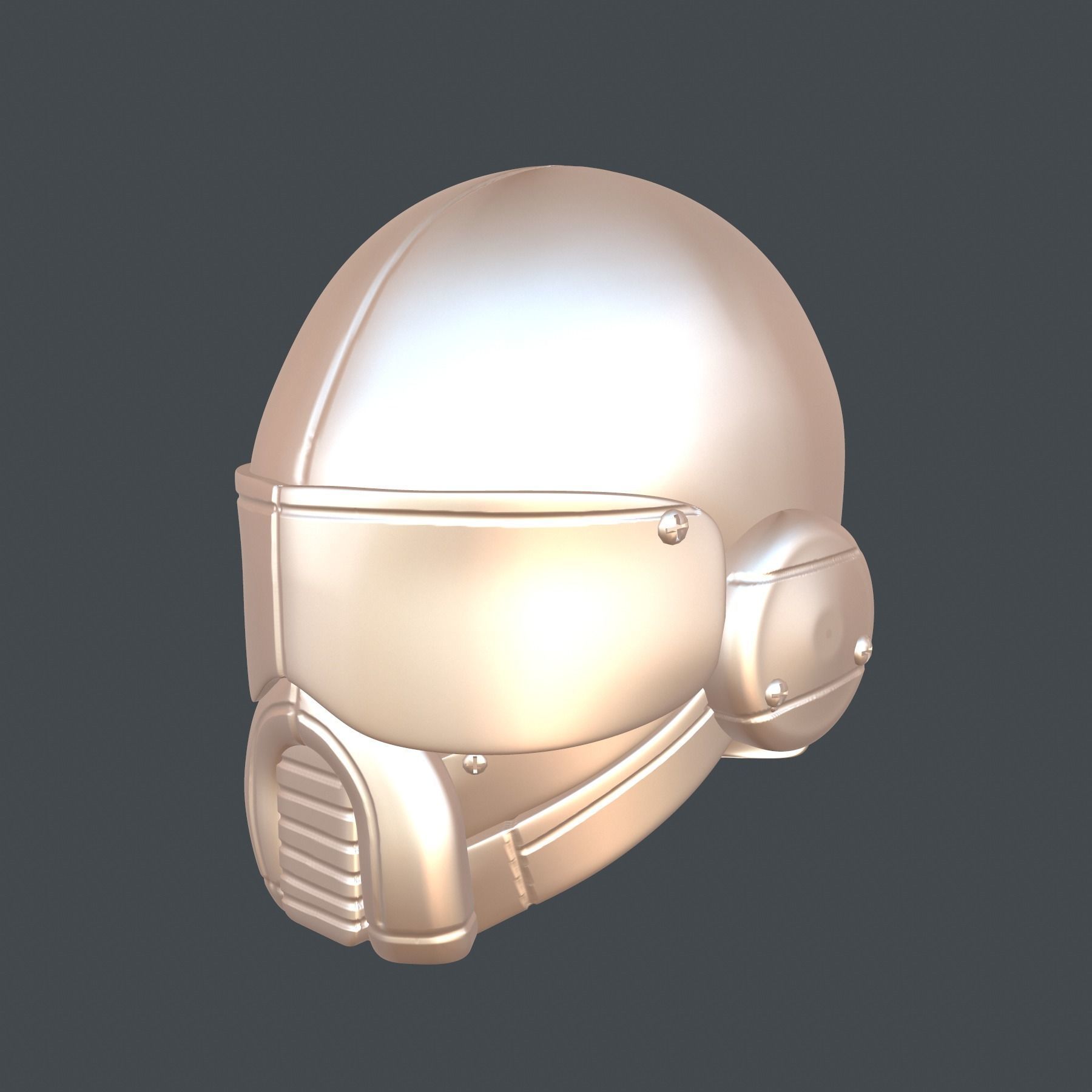 helmet high poly sculpt 3d printable ver 7 3D model 3D model_8