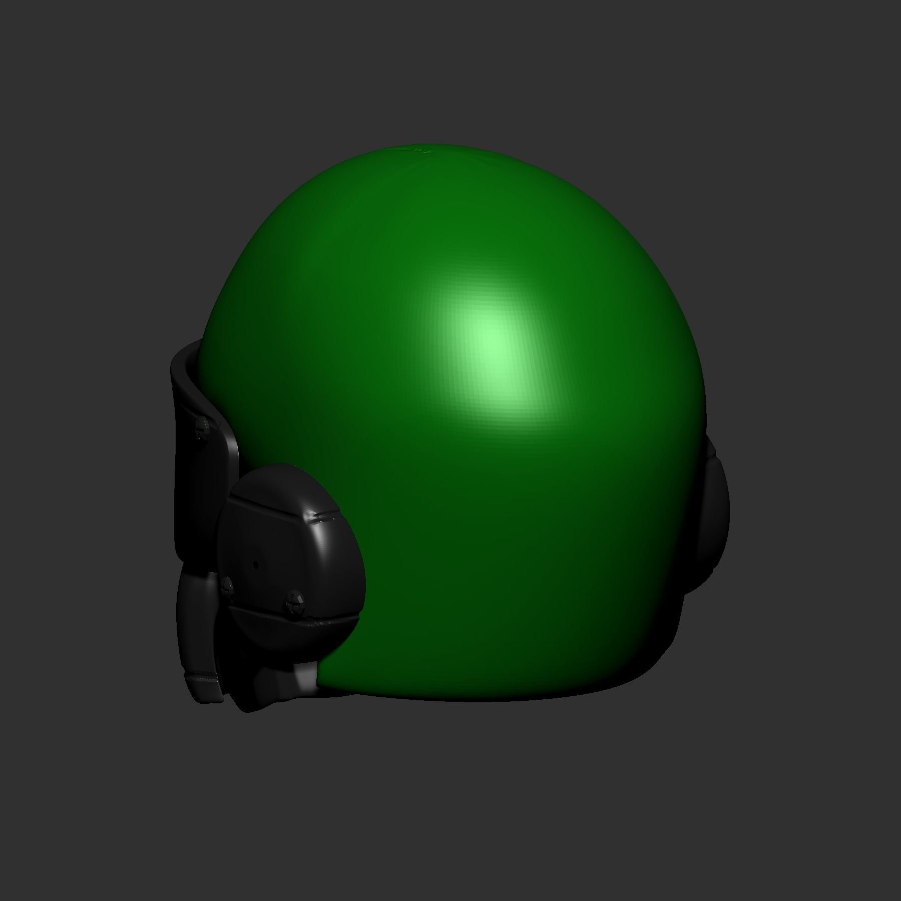 helmet high poly sculpt 3d printable ver 7 3D model 3D model_5
