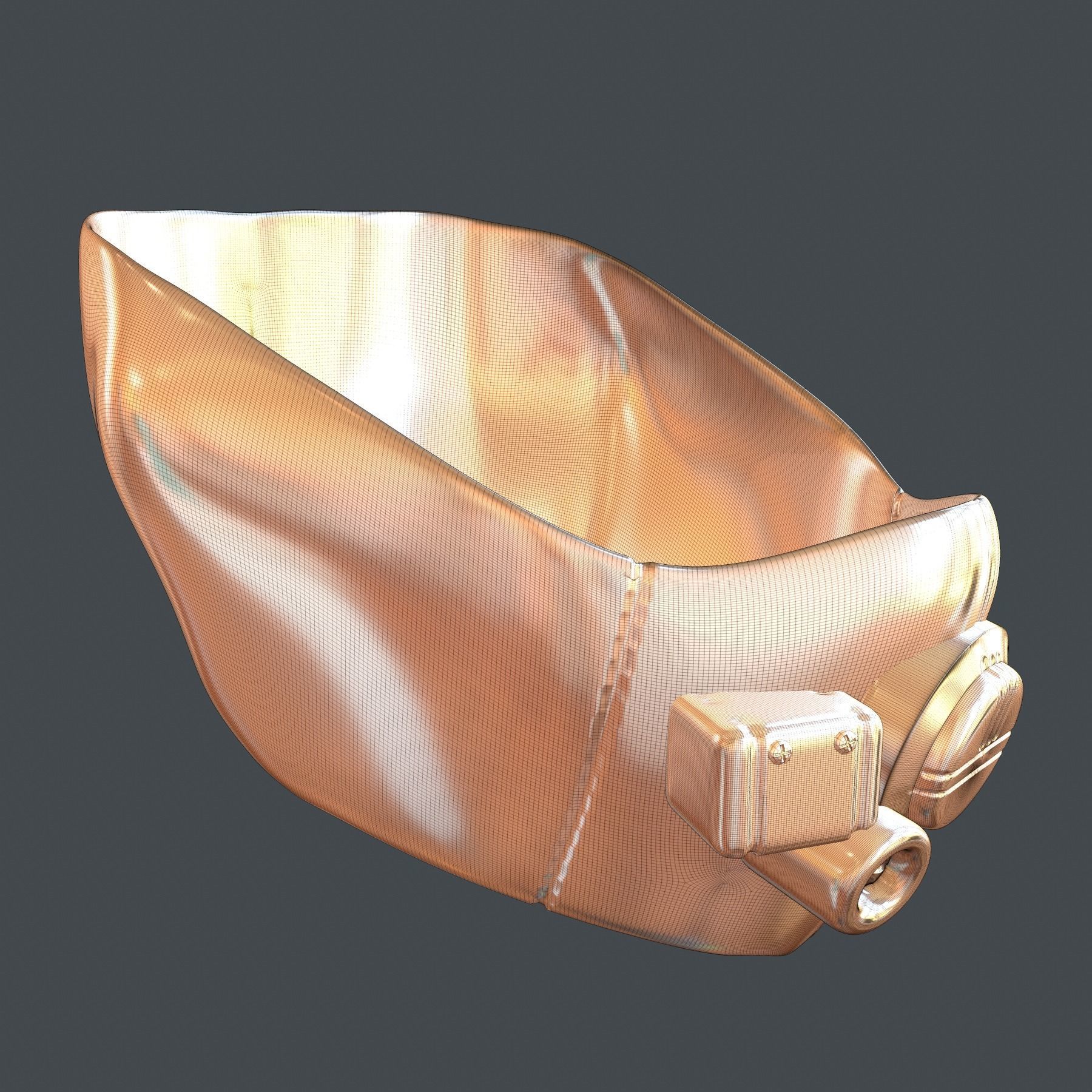 gas mask helmet scifi high poly sculpt  ver 1 3d printable  3D model_10