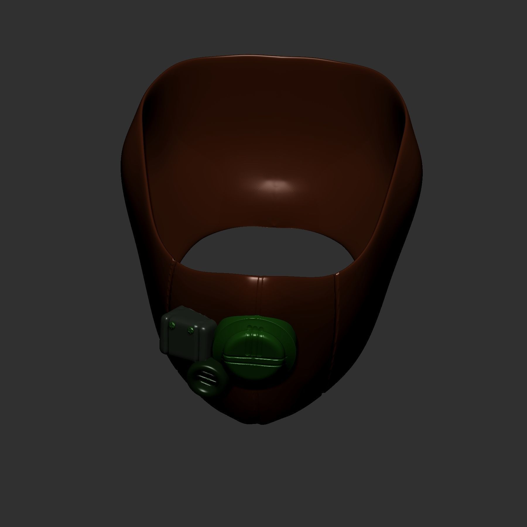 gas mask helmet scifi high poly sculpt  ver 1 3d printable  3D model_6