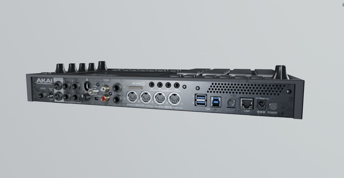 AKAI MPC LIVE II  3D model_7