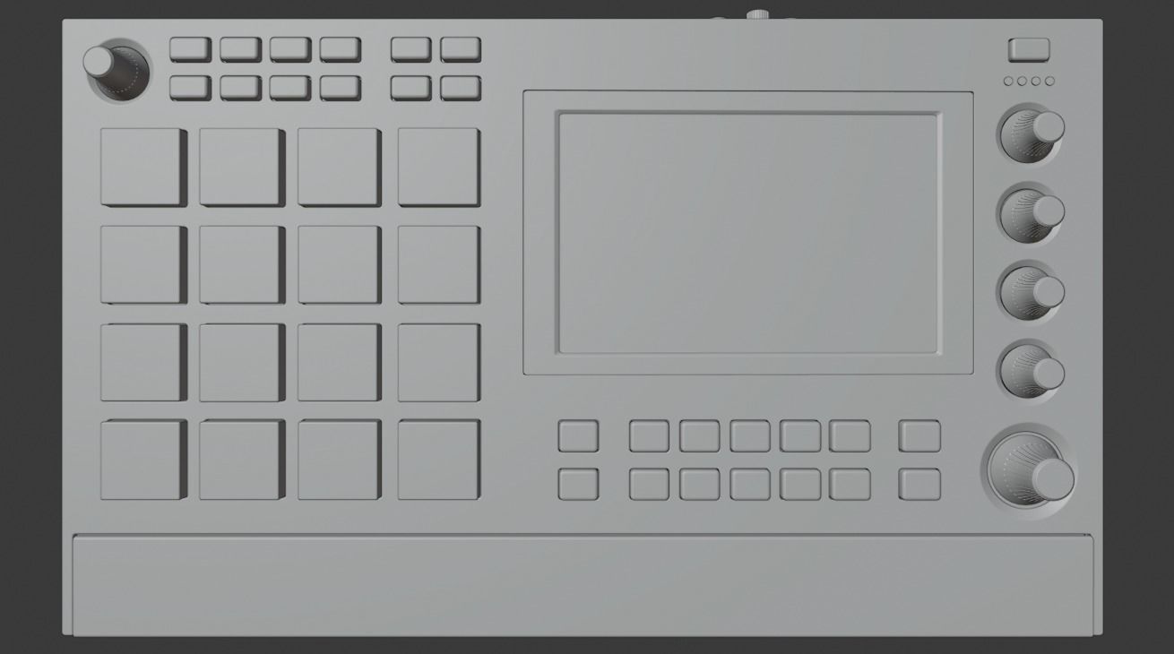AKAI MPC LIVE II  3D model_12