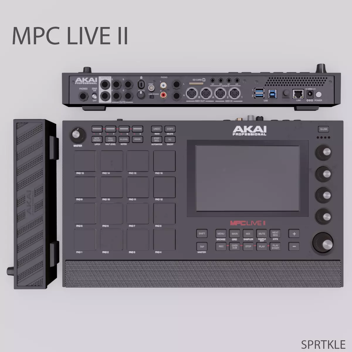 AKAI MPC LIVE II  3D model_0