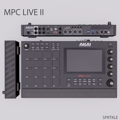AKAI MPC LIVE II  3D model
