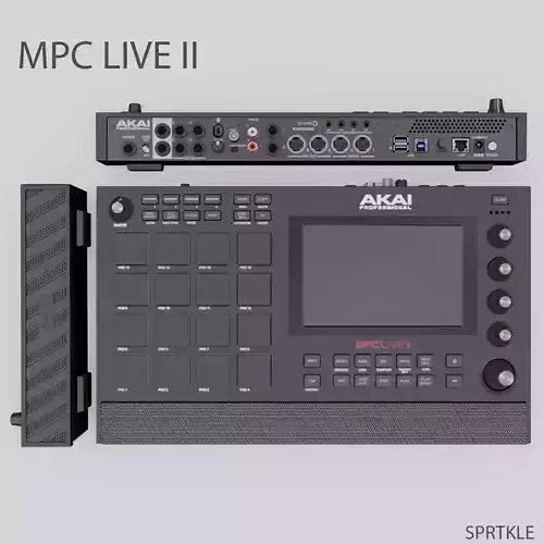 AKAI MPC LIVE II  3D model