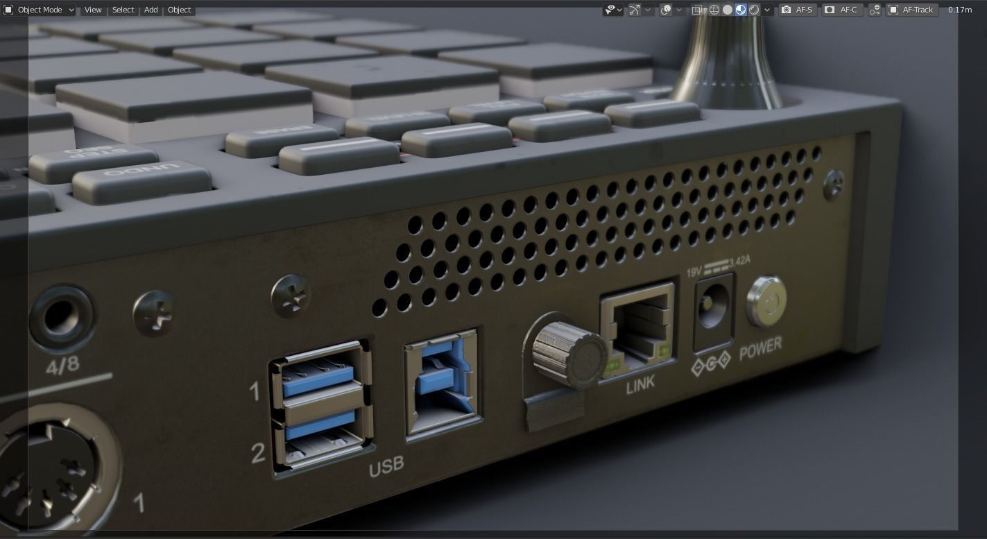 AKAI MPC LIVE II  3D model_11