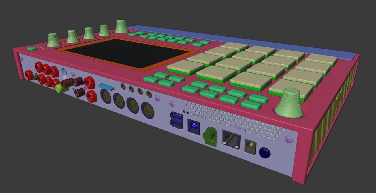 AKAI MPC LIVE II  3D model_16