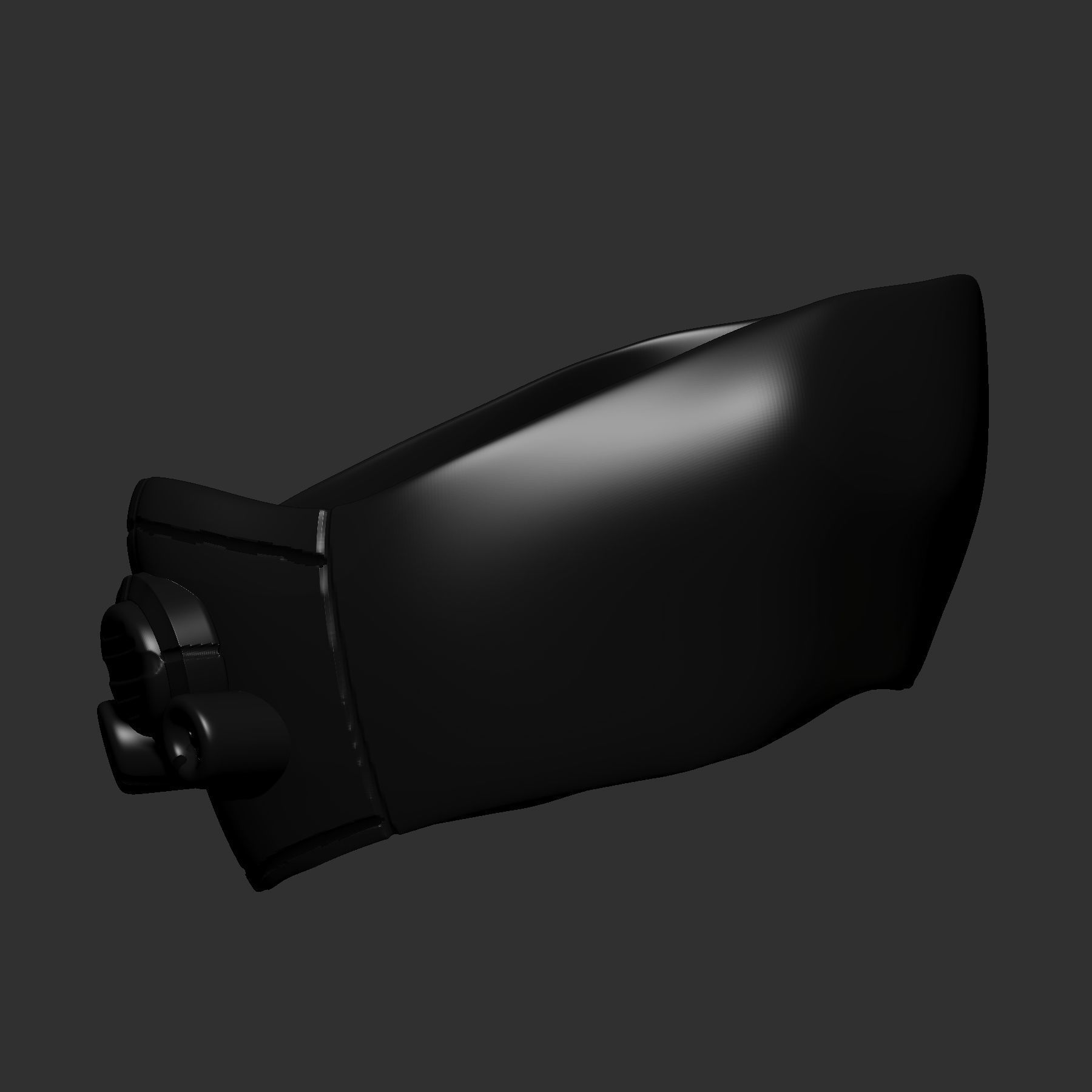 gas mask helmet scifi high poly sculpt ver 4 3d printable 3D model_6