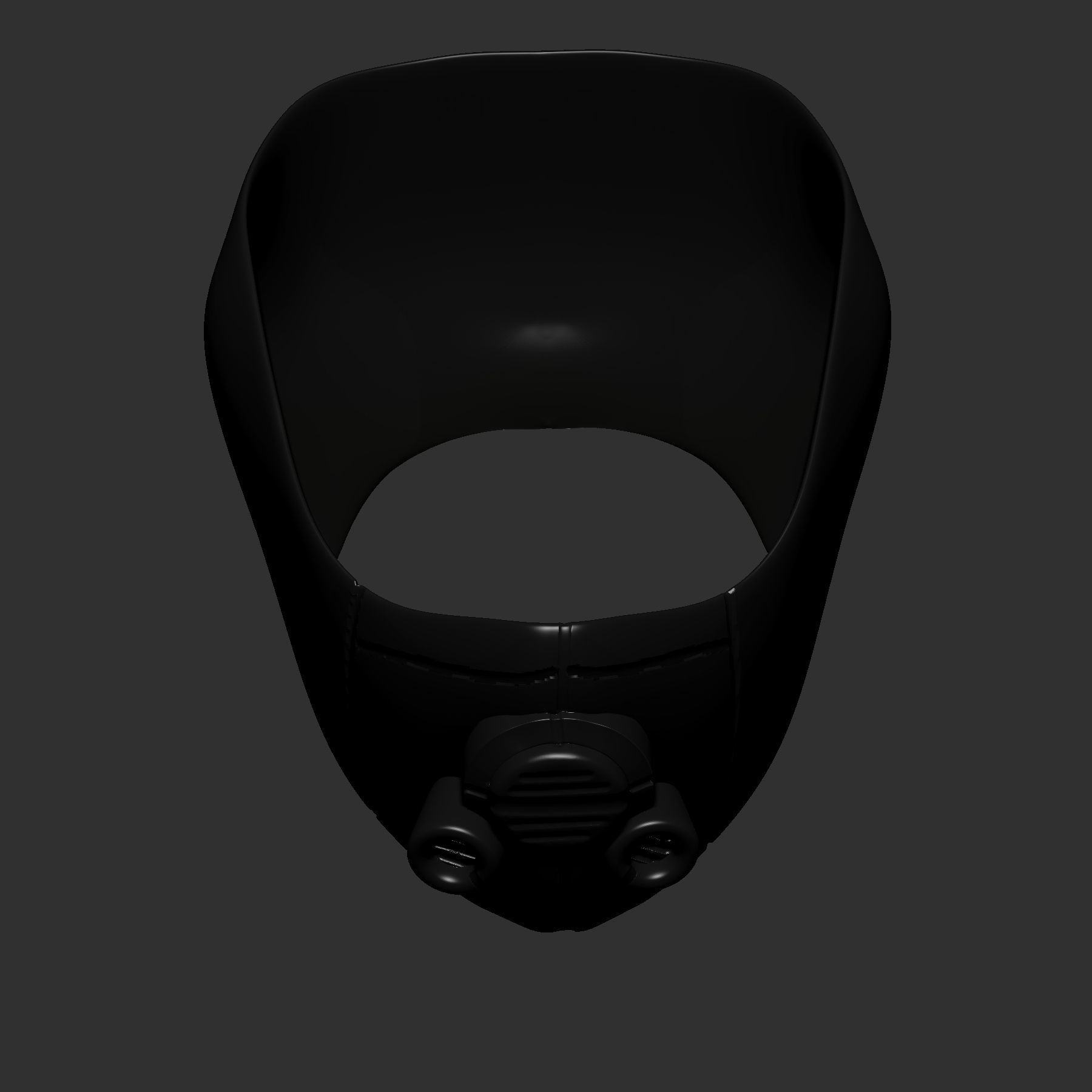 gas mask helmet scifi high poly sculpt ver 4 3d printable 3D model_5