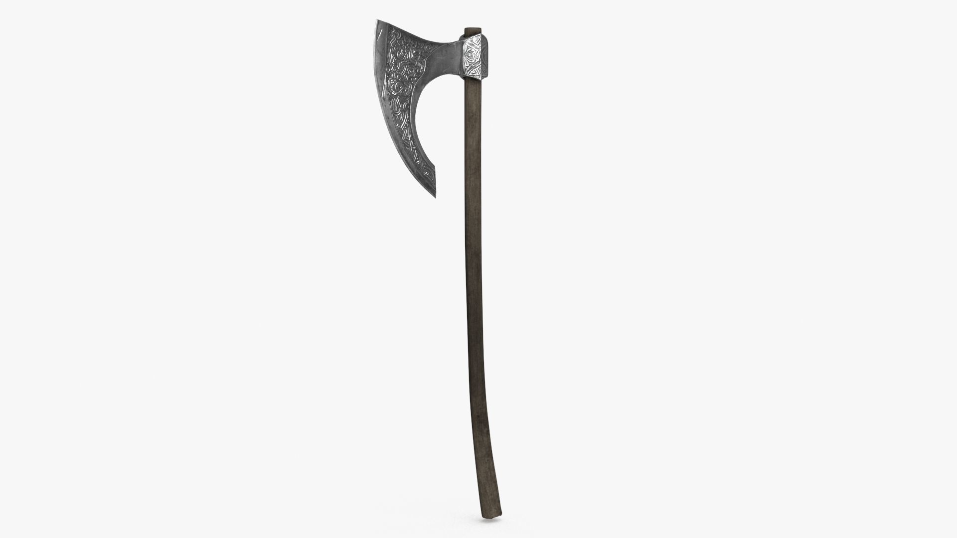 Viking Ax Low-poly 3D model_11