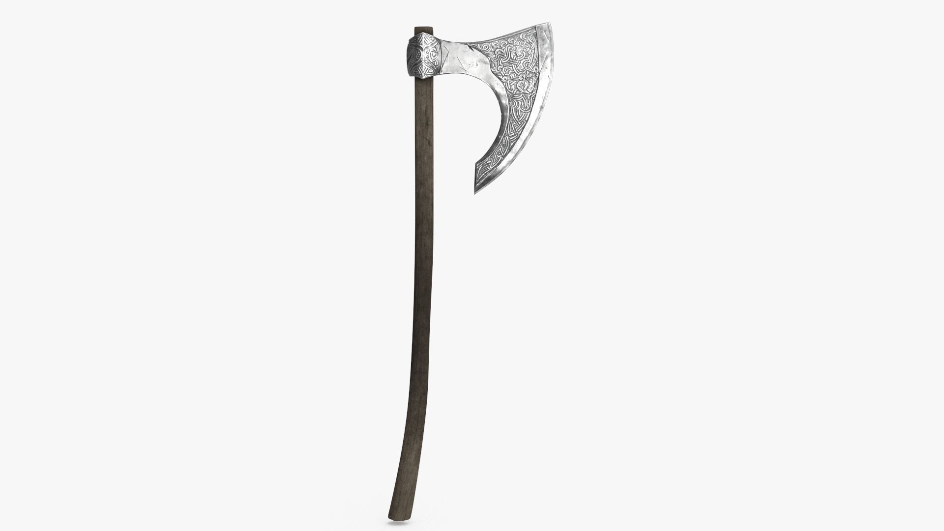 Viking Ax Low-poly 3D model_8