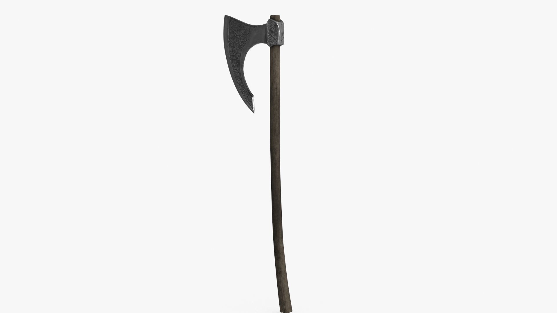 Viking Ax Low-poly 3D model_5