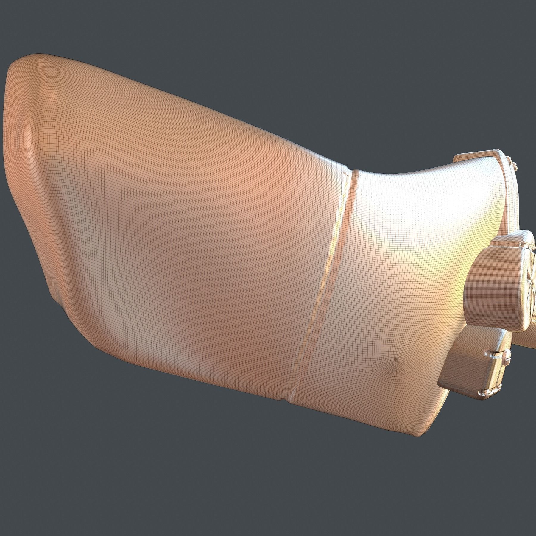 gas mask helmet scifi high poly sculpt 3d printable 3D model_10