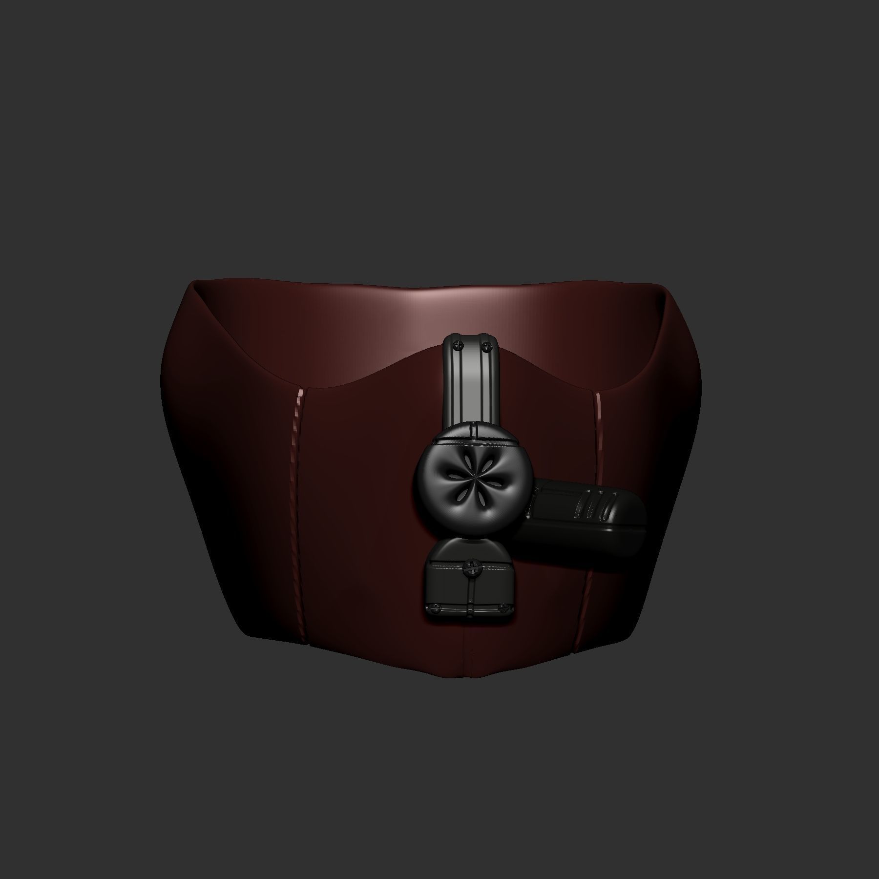 gas mask helmet scifi high poly sculpt 3d printable 3D model_5