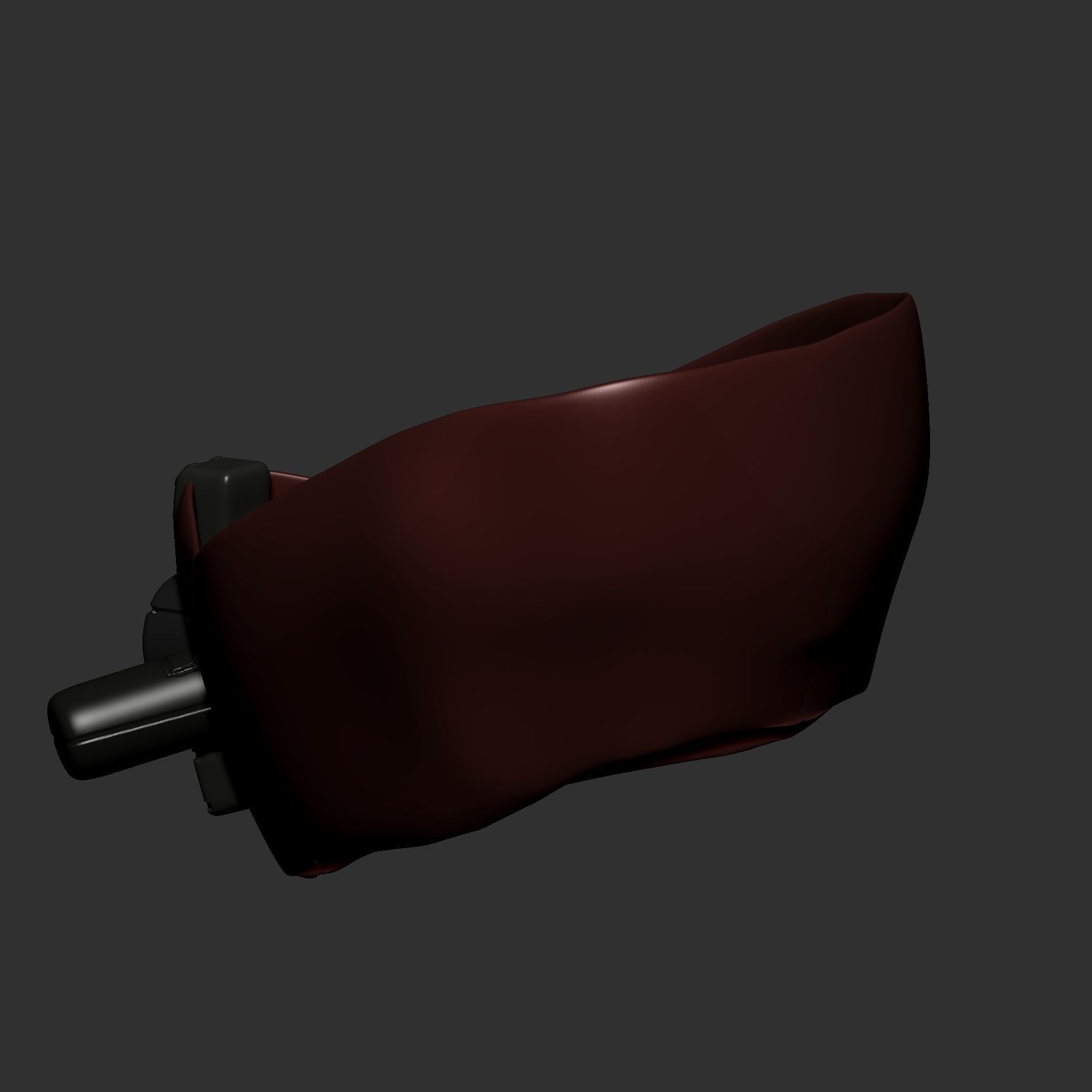 gas mask helmet scifi high poly sculpt 3d printable 3D model_6