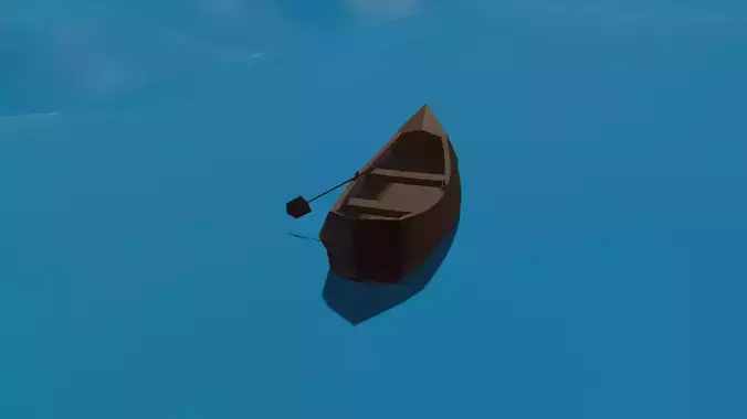 LowPoly Small Boat