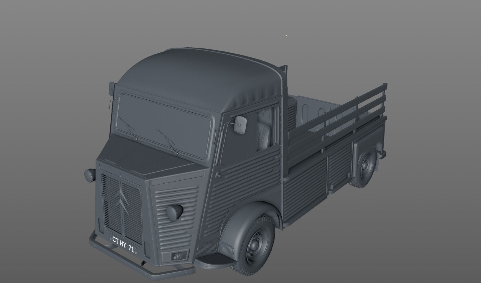 CITROEN HP TYPE PLATEAU 1971 3D model_15