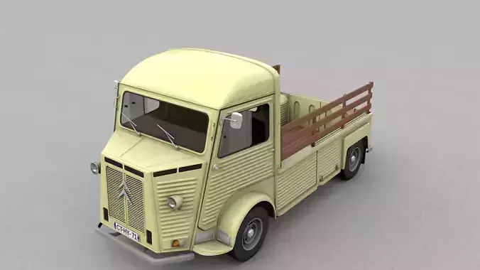 CITROEN HP TYPE PLATEAU 1971 3D model