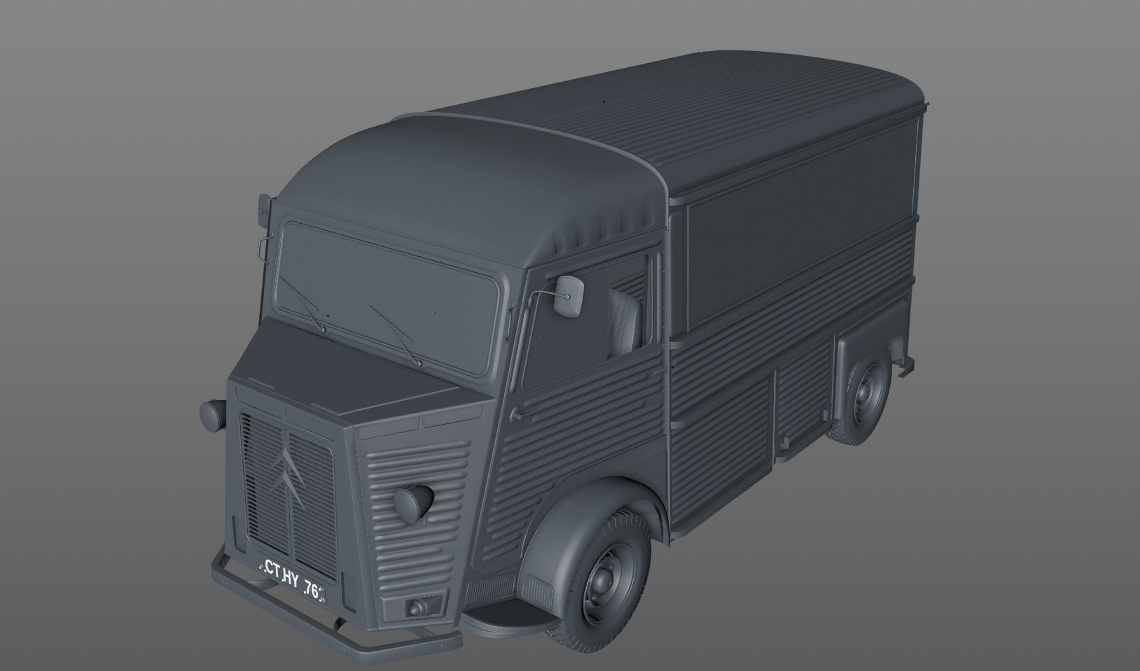 CITROEN HY TYPE FOURGON 1976 3D model_15