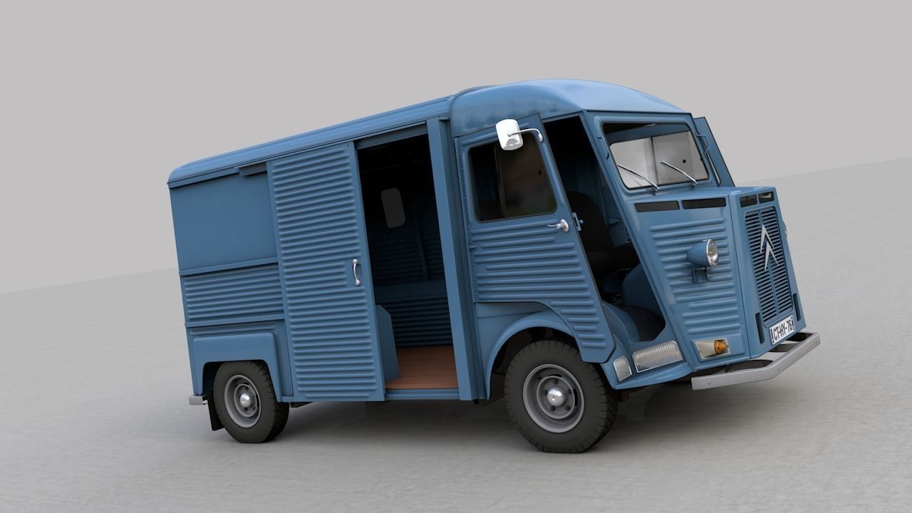 CITROEN HY TYPE FOURGON 1976 3D model_3