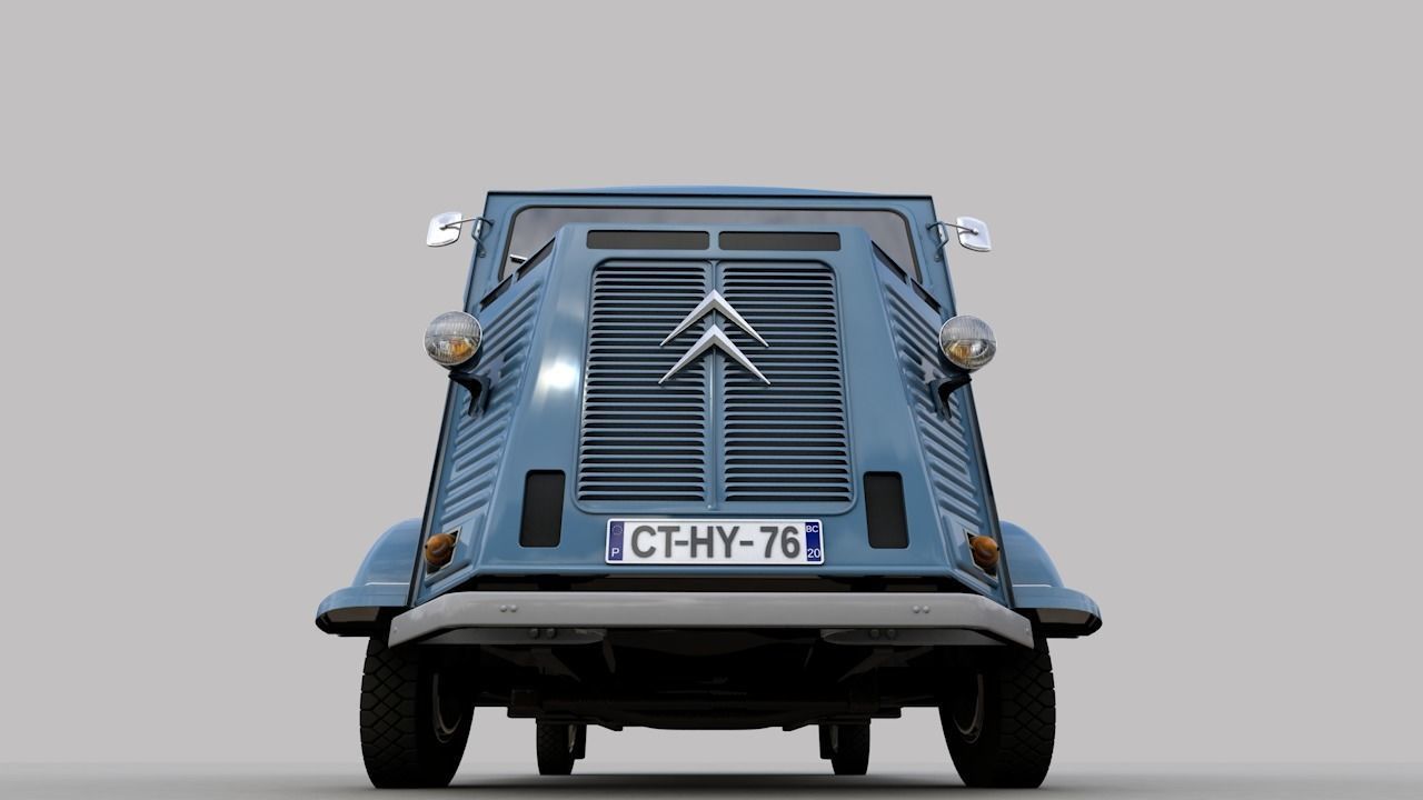 CITROEN HY TYPE FOURGON 1976 3D model_14