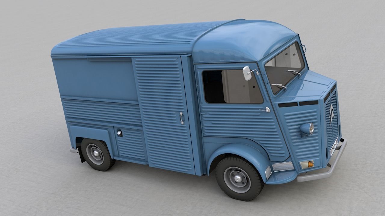 CITROEN HY TYPE FOURGON 1976 3D model_4