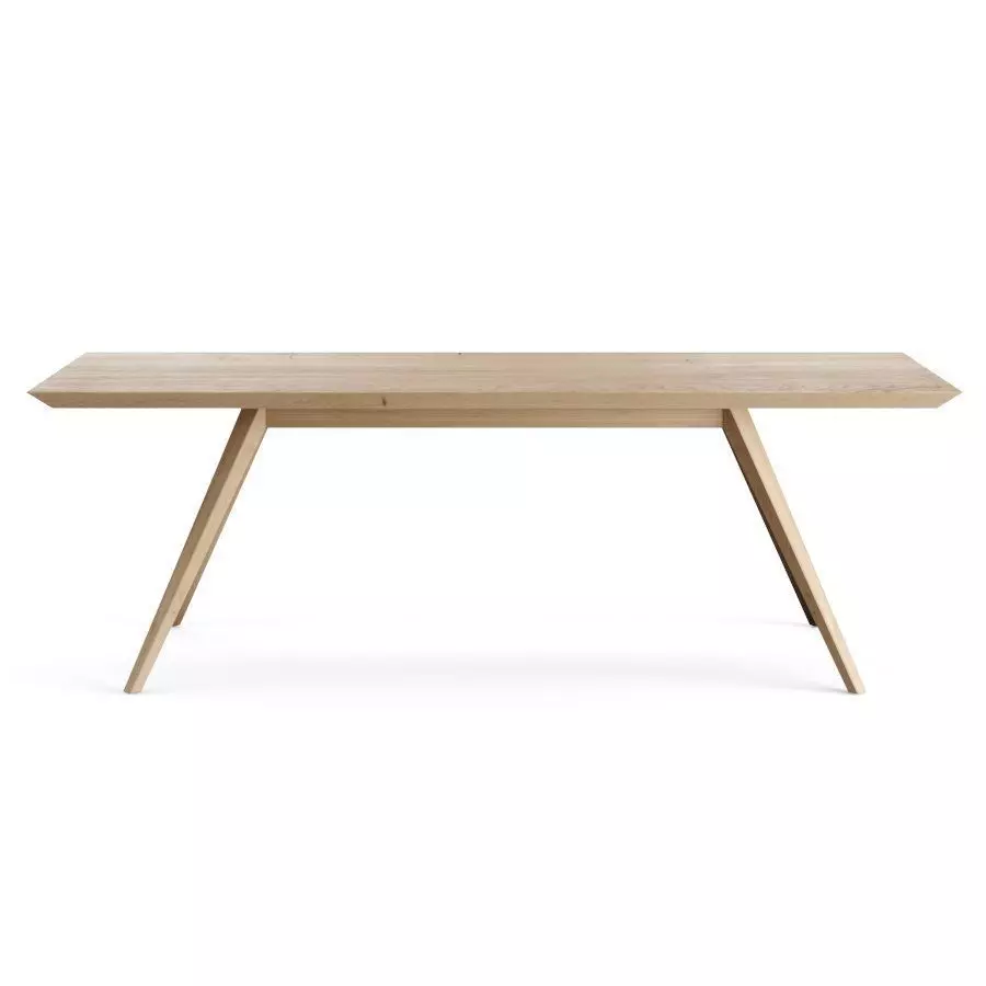 Wooden Dining Table Low-poly 3D model