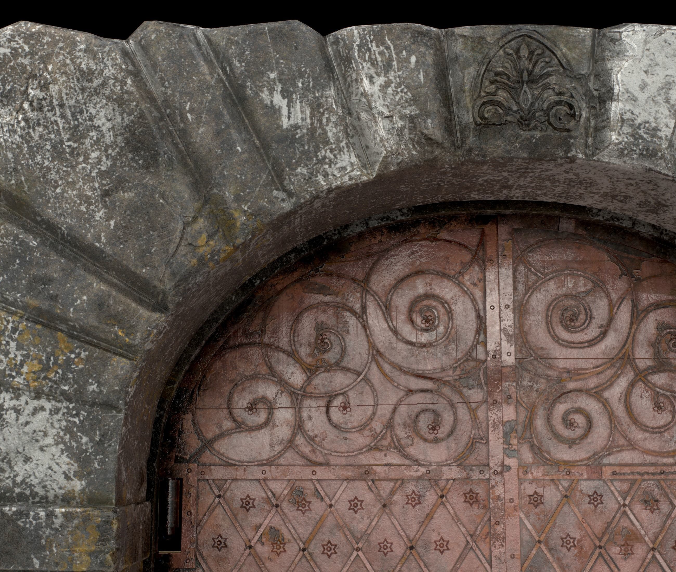 Medieval Doors 3D Model Collection_3