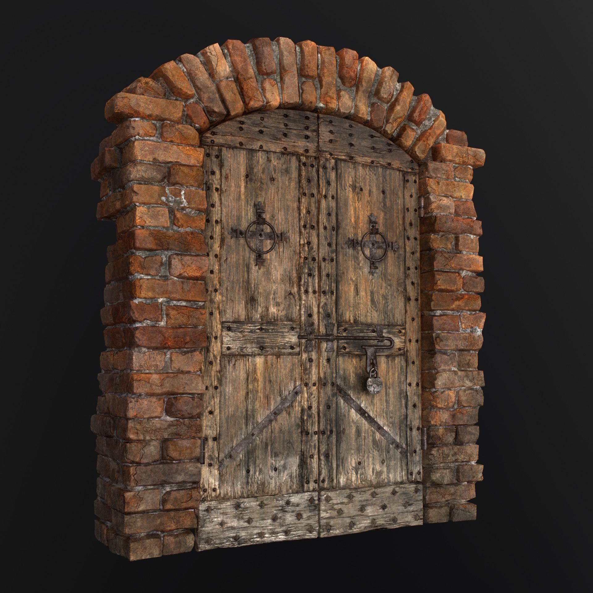 Medieval Doors 3D Model Collection_26