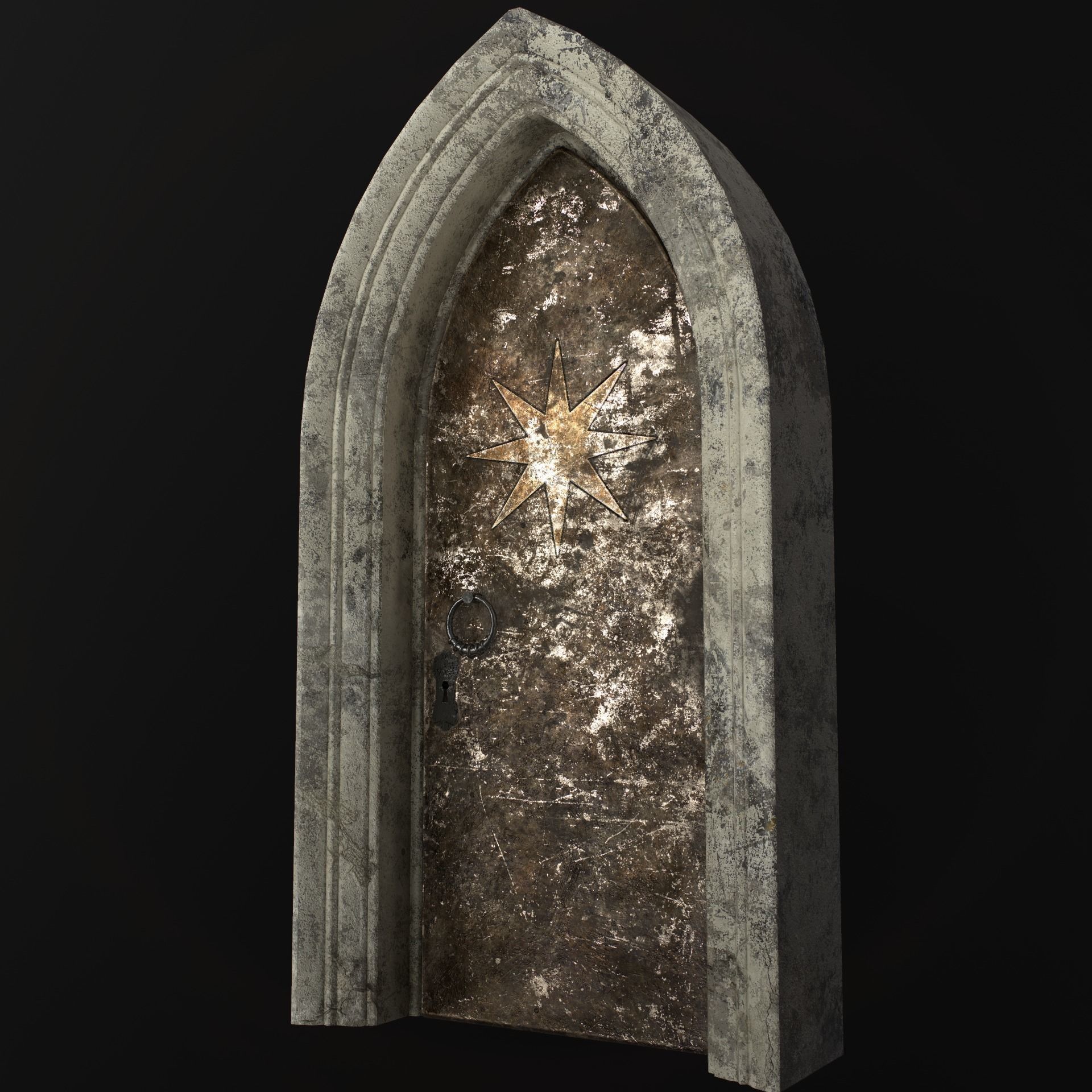 Medieval Doors 3D Model Collection_13