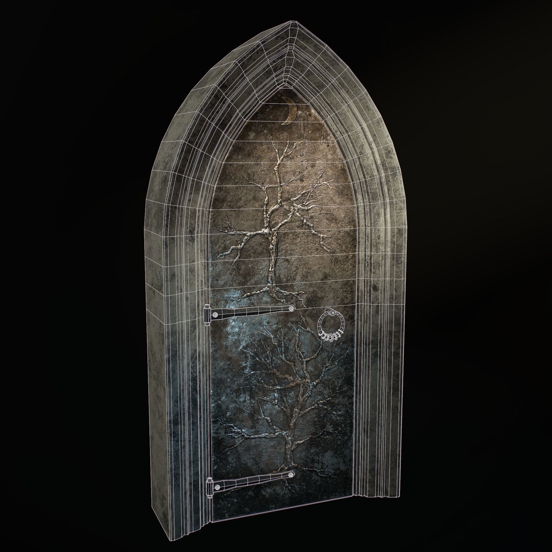 Medieval Doors 3D Model Collection_11