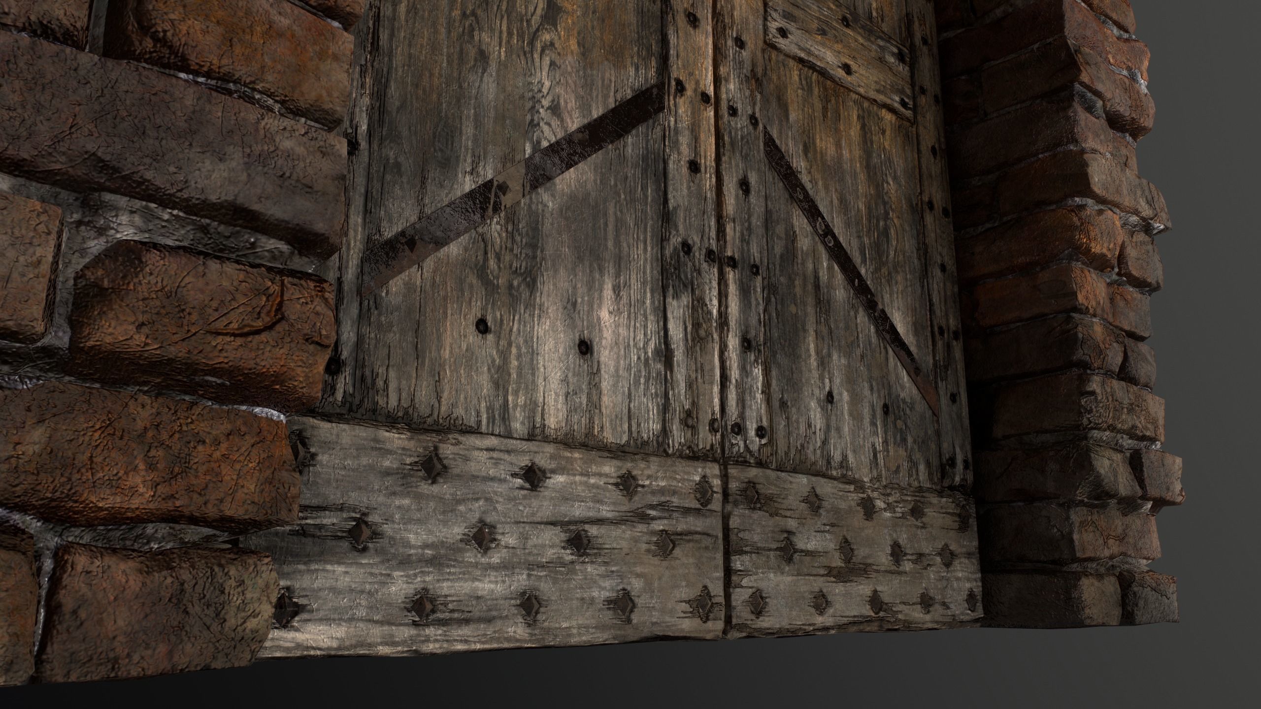 Medieval Doors 3D Model Collection_27