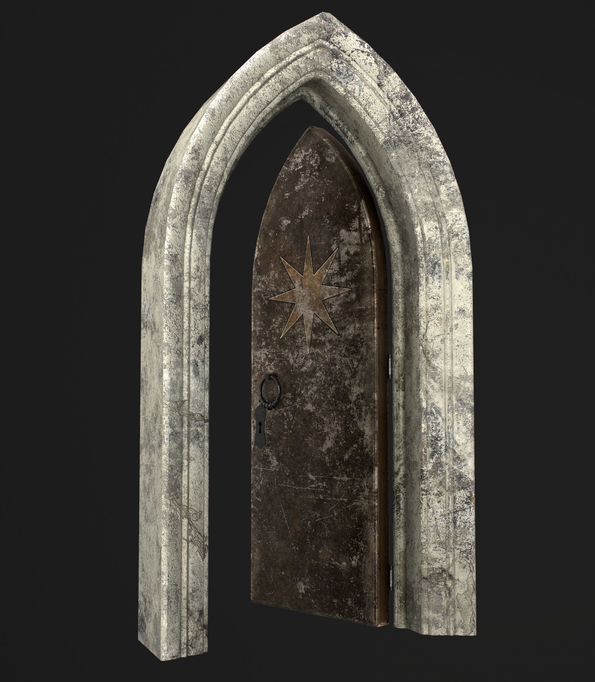 Medieval Doors 3D Model Collection_30