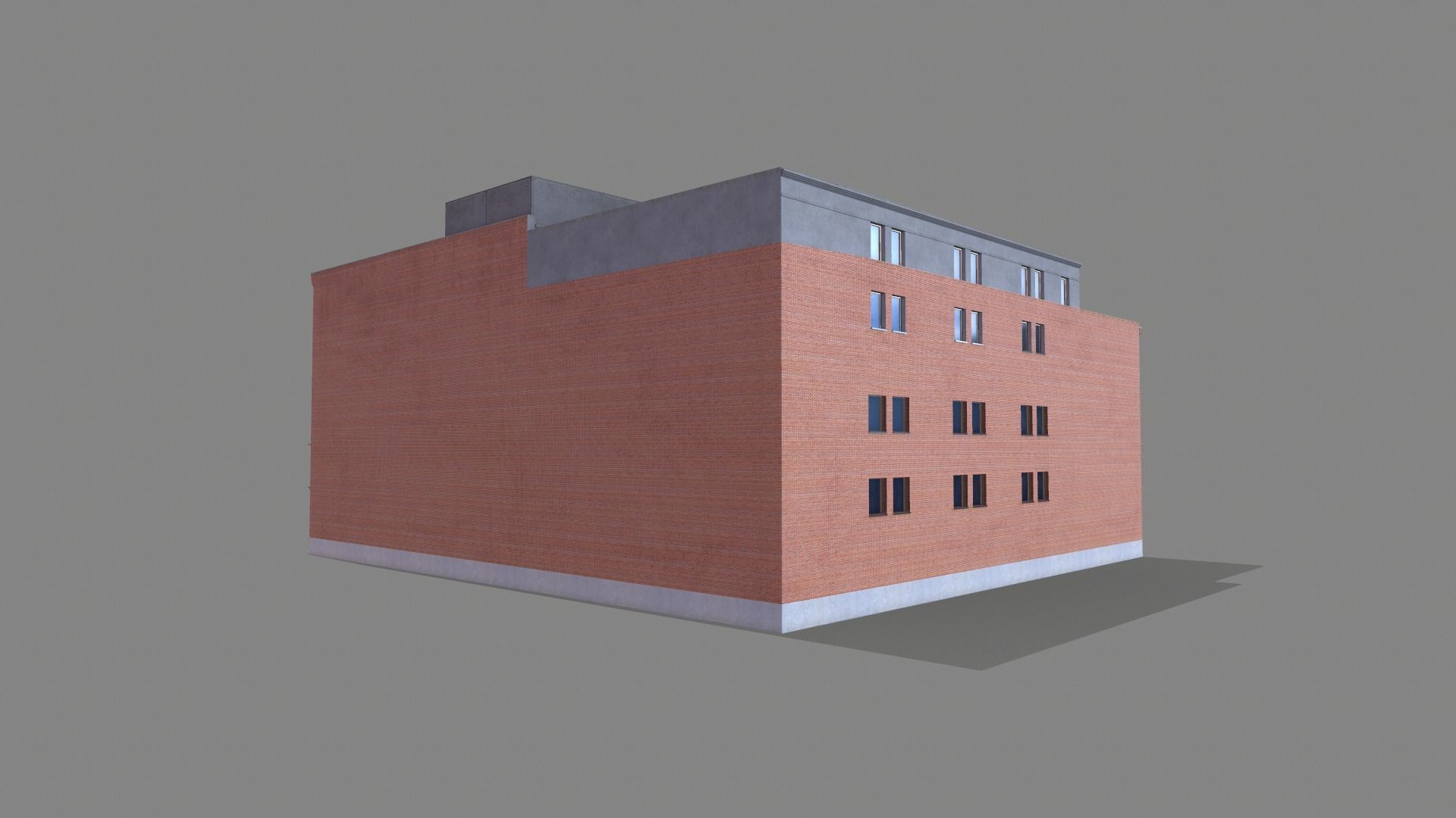 210 Spear Street Building San Francisco Low-poly 3D model_2