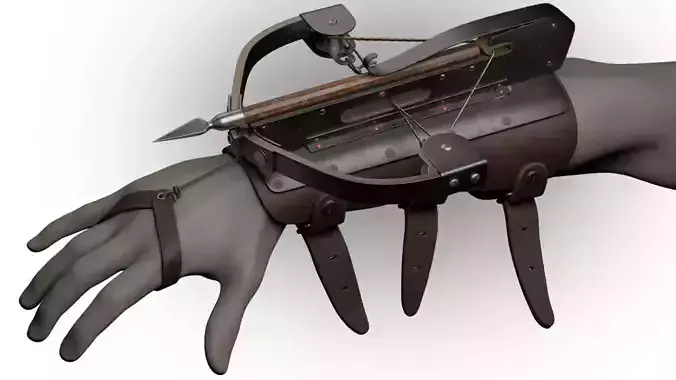 Hand crossbow 3D model