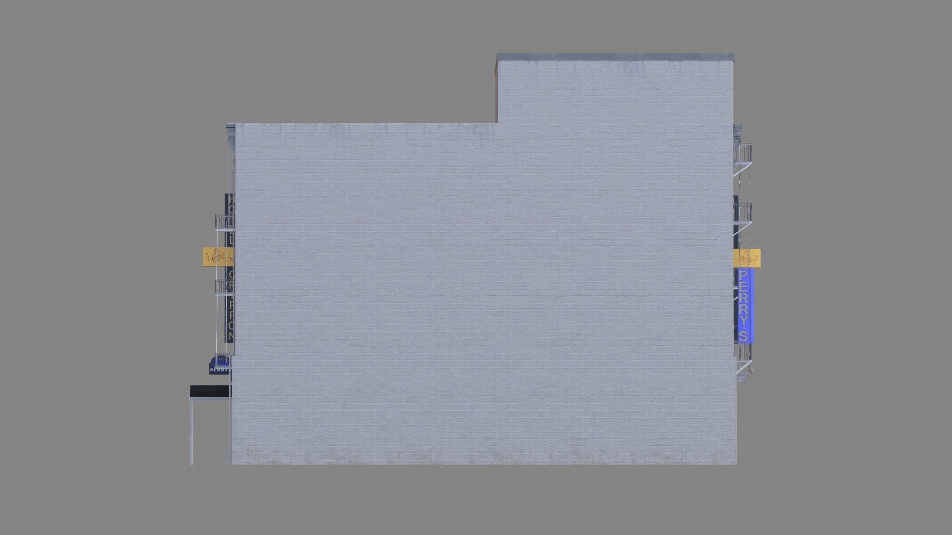 155 Steuart Street Building San Francisco Low-poly 3D model_8