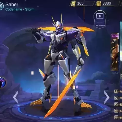 Saber Legend 3D print model
