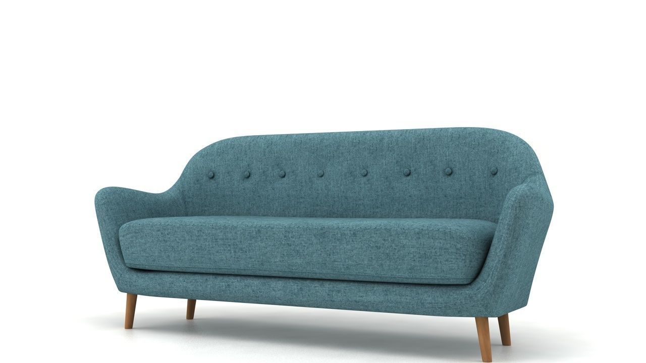Calla Sofa Low-poly 3D model_2