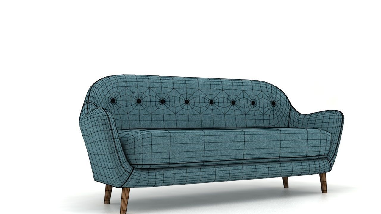 Calla Sofa Low-poly 3D model_14