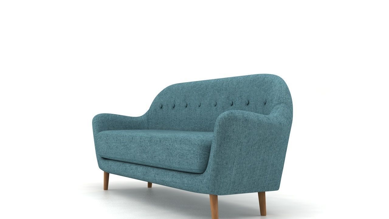 Calla Sofa Low-poly 3D model_3